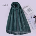 Bufanda barata del invierno de la bufanda del algodón del pashmina del diseño promocional de la manera de la mejor calidad
